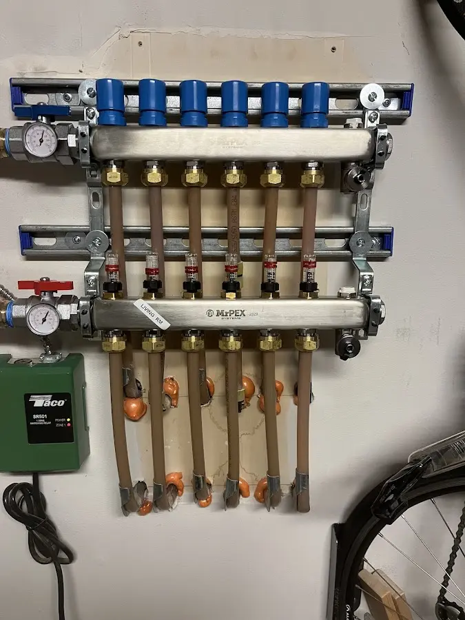 Plumber performing Leak Detection at a residential property in Dayton